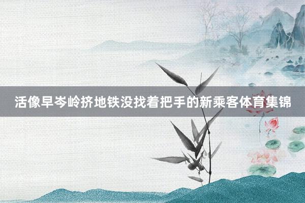 活像早岑岭挤地铁没找着把手的新乘客体育集锦