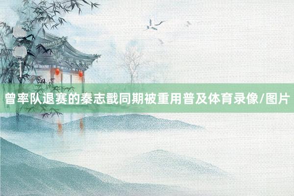 曾率队退赛的秦志戬同期被重用普及体育录像/图片