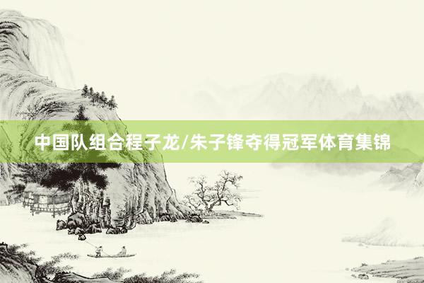 中国队组合程子龙/朱子锋夺得冠军体育集锦
