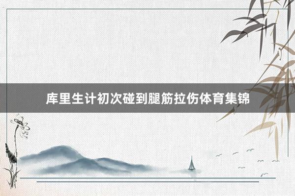 库里生计初次碰到腿筋拉伤体育集锦