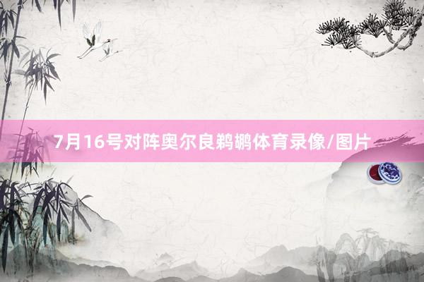 7月16号对阵奥尔良鹈鹕体育录像/图片