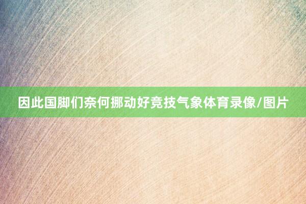 因此国脚们奈何挪动好竞技气象体育录像/图片