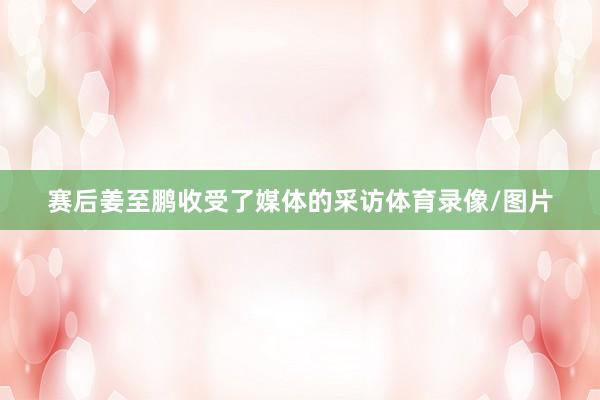 赛后姜至鹏收受了媒体的采访体育录像/图片