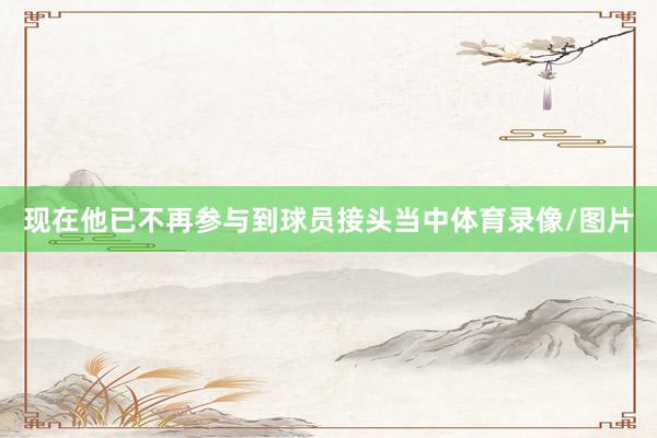 现在他已不再参与到球员接头当中体育录像/图片