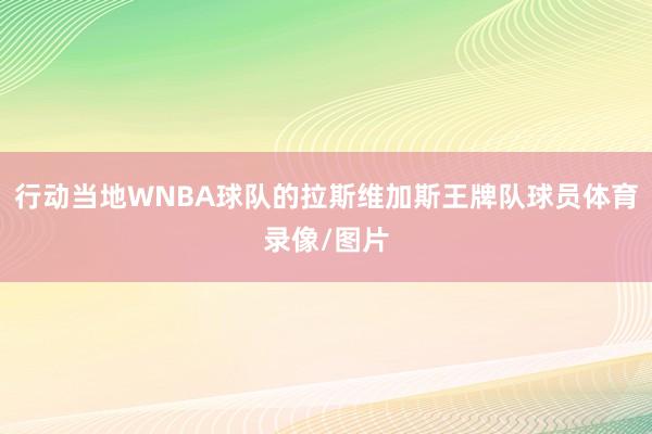 行动当地WNBA球队的拉斯维加斯王牌队球员体育录像/图片