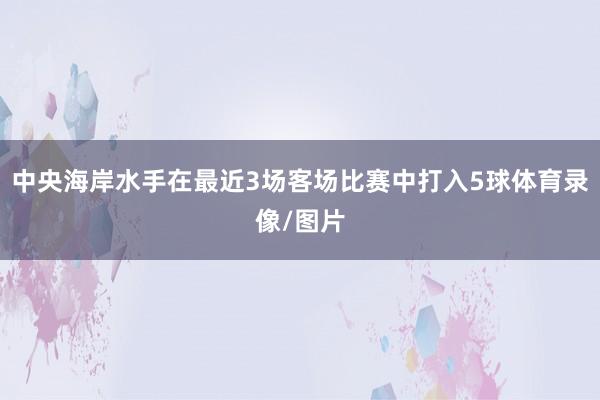 中央海岸水手在最近3场客场比赛中打入5球体育录像/图片