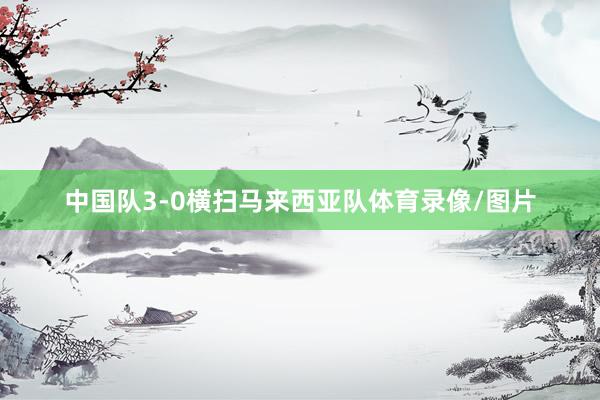 中国队3-0横扫马来西亚队体育录像/图片