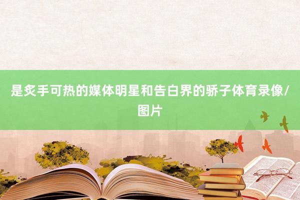 是炙手可热的媒体明星和告白界的骄子体育录像/图片
