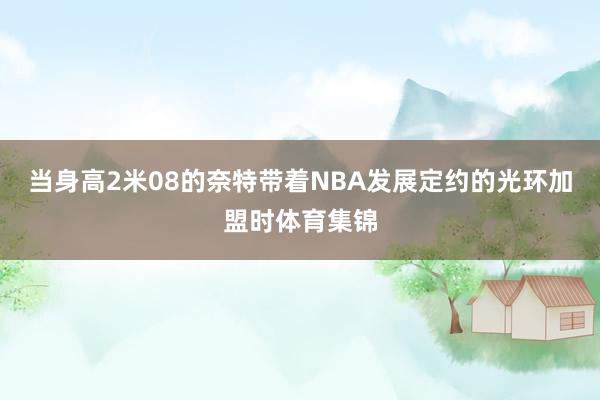 当身高2米08的奈特带着NBA发展定约的光环加盟时体育集锦