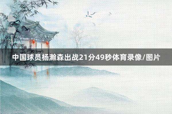 中国球员杨瀚森出战21分49秒体育录像/图片