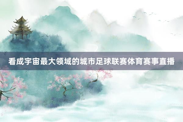 看成宇宙最大领域的城市足球联赛体育赛事直播