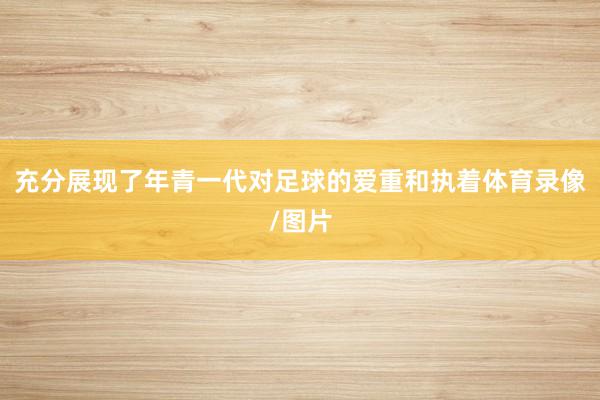充分展现了年青一代对足球的爱重和执着体育录像/图片
