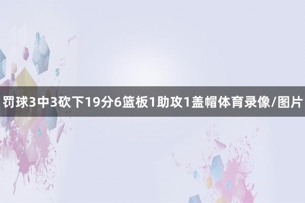 罚球3中3砍下19分6篮板1助攻1盖帽体育录像/图片