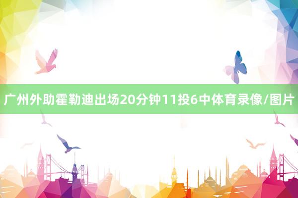 广州外助霍勒迪出场20分钟11投6中体育录像/图片