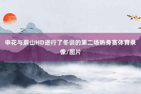 申花与蔚山HD进行了冬训的第二场热身赛体育录像/图片
