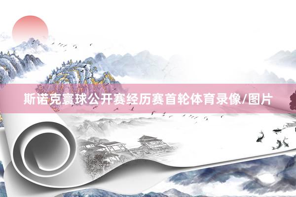 斯诺克寰球公开赛经历赛首轮体育录像/图片