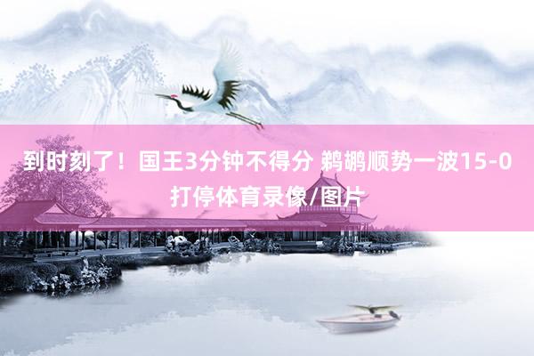 到时刻了！国王3分钟不得分 鹈鹕顺势一波15-0打停体育录像/图片