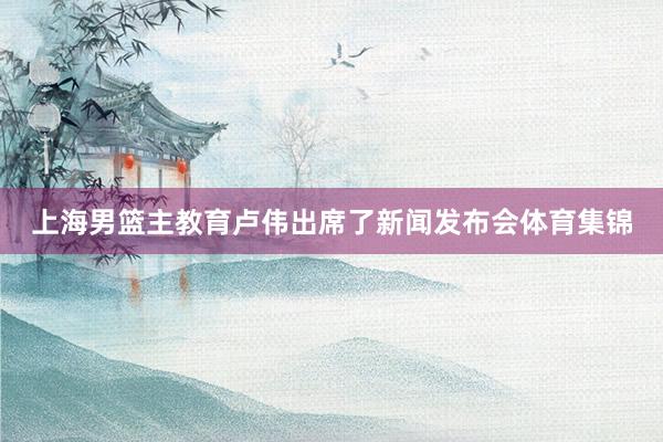 上海男篮主教育卢伟出席了新闻发布会体育集锦